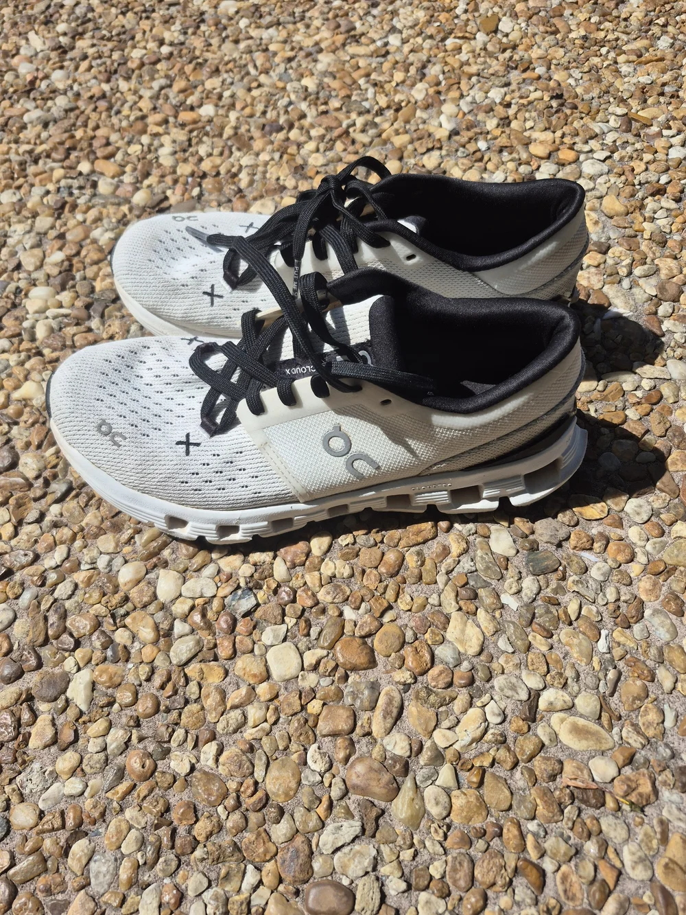 On Cloud X Women’s Running Training Shoes White Black Size 6.5